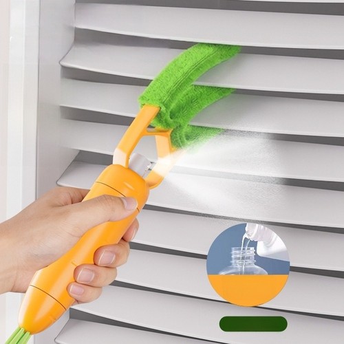 Orange cleaning brush - 3, in