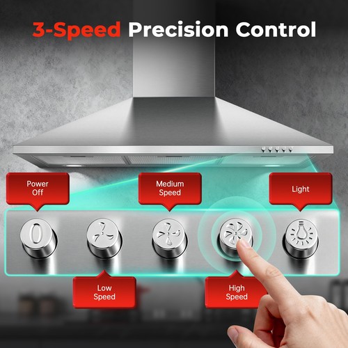 90cm cooker hood - hood,, 400m³/h