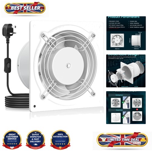 150mm quiet kitchen extractor - kitchen,