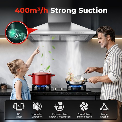 60cm stainless steel extractor - 60cm,